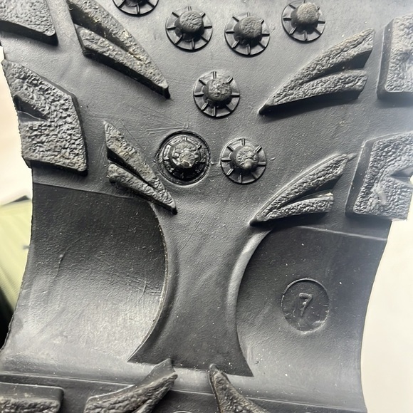 Husky Tan Warm Nylon Rubber Wool Winter Boots Size 7 WRB4282G - Picture 8 of 8